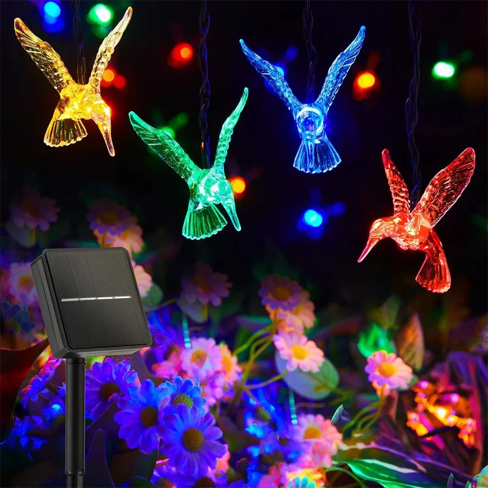 Luces Led Solares de Colibrí Multicolor